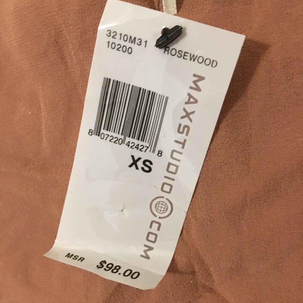 SOLD New Cute Max Mara %100 Silk Crop Top - Picture 3 of 4